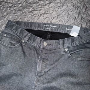 Banana Republic Men's Dark Gray Straight Jeans